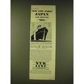 1933 NYK Line Cruise Ad - New Low fares Japan and return