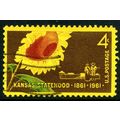 USA 1961 Kansas Statehood Centennial, 4c, Scott...