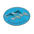 Virginia Beach with Dolphins Hat Tac or Lapel Pin