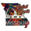 Saint Louis Missouri Jumbo Artwood Foil Fridge ...