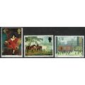 1967 British Paintings set 3v 748-750 UM