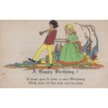Pied Piper Metallic Gold Antique Party Greeting...