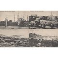 Constantinople Mosque & River 4x Antique Postca...