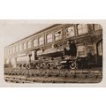 GWR No 3005 Train at Swindon Antique Real Photo...
