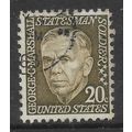 USA 1967 20c OLIVE GEORGE C MARSHALL SG 1276 FI...