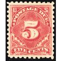 J55, Mint 5¢ VF NH Postage Due Stamp - Stuart Katz