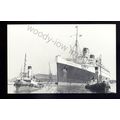 LS2721 - Cunard Liner - Queen Mary & Tugs - bui...
