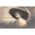 R137968 Woman. Hat. Old Photography. Postcard