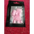 Pink acrylic toe nails brand new