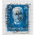 EMPIRE GERMANY 1927 ARMS CHARITY 25Pf HINDENBUR...