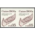 2453a, Mint FVF NH 5¢ Imperforate Coil Pair Err...