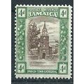 Jamaica 1921 SG100 4d Brown & Deep Green Mounte...