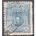 Peru 1909 - SG378 - 12c blue - de la Mar - used