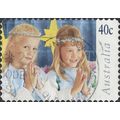 AUSTRALIA, CHRISTMAS, Two Angels s/a, grey 1997...