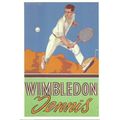 Advertising WIMBLEDON TENNIS Postcard (Mayfair ...