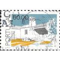 PORTUGAL, Beira coast house, slate blue 1987, 6...