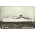 Chandris Lines SS BRETAGNE Postcard