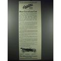 1914 Willys-Overland Cars Ad - More Car at Less...