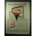 1950 Du Mont Teletron Television Tube Ad - Quality