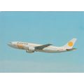 Scanair Airbus A300 Aircraft Postcard (A21105)