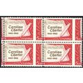 1230, Mint NH 5¢ RARE Misperf Shift Error Block...