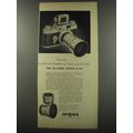 1956 Argus C-44 Camera Ad - Presenting an American masterpiece of Precision
