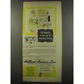 1956 Holland-America Line Cruise Ad - Old Masters in the Art of Gracious Living