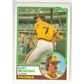 1983 Topps baseball card 674 Kurt Bevacqua - Pa...