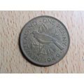 New Zealand 1949 1d Penny Coin