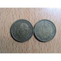 Spain 1963 Franco 1953-1963* 1 Peseta Coin
