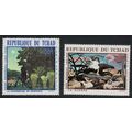 Chad Paintings by Henri Rousseau 2v 1968 MNH SG...