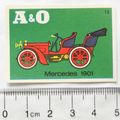 vintage West Germany Matchbox Label - A & O - M...