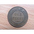 Australia 1928 1d Penny Coin