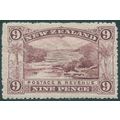 New Zealand 1906 9d purple Perf 14 SG326 unused