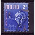 MALTA 1965 2d PROTO CHRISTIAN ERA SG 333 FINE U...