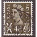 Great Britain 1968 Scotland 4d Olive Sepia Used...