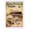 Postcard Maritime Poster Art Hamburg American L...