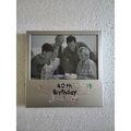 Lovely 40th Birthday Photo Frame size 6" x 4"