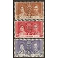 Gambia KGVI 1937 Coronation Used SG 147-149 Sc ...