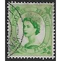 SG 549: 7d. bright green Defin.: Queen Elizabet...