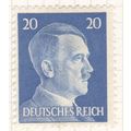 Germany 1941 - 20pf blue - Adolf Hitler - unused