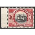 Bermuda 1936 SG103 3d Black & Scarlet Mounted M...