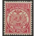 Transvaal 1885 SG176 1d Carmine Mounted Mint . ..
