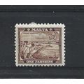 Malta.SG217 1/4d Grand Harbour,Valletta.Mounted...