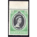 Cyprus Sg172 1½d Black & Emerald Fresh unmounte...