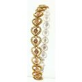 Solid 14K Gold Multi Tone Tri Color Flower in H...