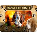 Basset Hound Picture Frame Fridge Magnet