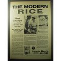 1955 Uncle Ben's Rice Ad - The modern rice