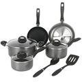Oster Clairborne 10 Piece Nonstick Aluminum Coo...
