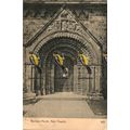 Norman Porch, Adel Church, Leeds, Postcard, 1906